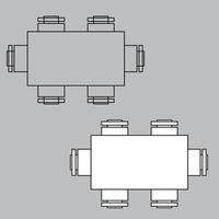 top visie stoel icoon voor huis plan ontwerp. stoel icoon schets. stoel icoon schets vector