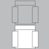 top visie stoel icoon voor huis plan ontwerp. stoel icoon schets. stoel icoon schets vector