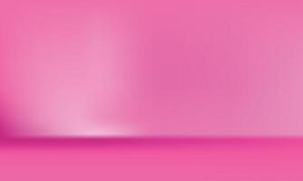 abstract leeg glad licht roze studio kamer achtergrond vector