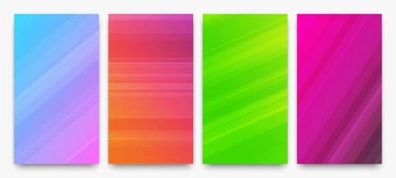 modern kleurrijk helling achtergrond met lijnen vector