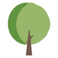 groen bomen icoon illustratie, park symbool. natuur teken vector