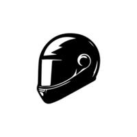 motorfiets helm icoon set. racing team helm illustratie vector