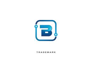 b brief handelsmerk merk logo vector