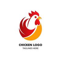 een kip logo vector