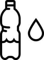 fles drinken icoon symbool afbeelding. illustratie van de drinken water fles glas ontwerp beeld vector