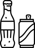 fles drinken icoon symbool afbeelding. illustratie van de drinken water fles glas ontwerp beeld vector