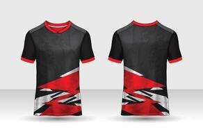 sport Jersey sjabloon mockup kromme ontwerp voor Amerikaans voetbal voetbal, racen, rennen, e sport- vector