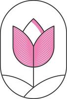 lotus bloem logo ontwerp voor uw merk vector