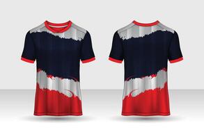 sport Jersey sjabloon mockup kromme ontwerp voor Amerikaans voetbal voetbal, racen, rennen, e sport- vector