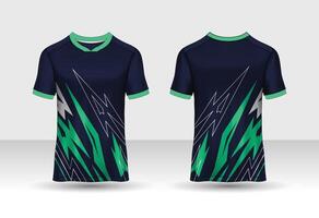 sport Jersey sjabloon mockup kromme ontwerp voor Amerikaans voetbal voetbal, racen, rennen, e sport- vector