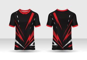 sport Jersey sjabloon mockup kromme ontwerp voor Amerikaans voetbal voetbal, racen, rennen, e sport- vector