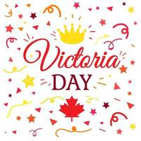 gelukkige victoria day sticker vector