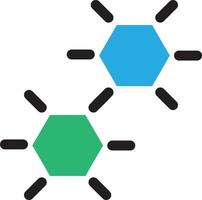 chemische formule-element lab test pictogram vector