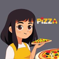 pizza en snel voedsel banier ontwerp vector