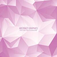 zacht roze kleur laag poly abstract achtergrond vector