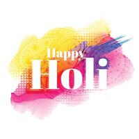 gelukkig holi groet achtergrond ontwerp vector