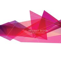 abstract roze driehoeken achtergrond vector