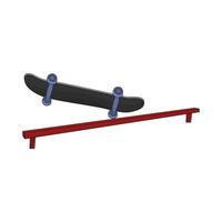 illustratie van skateboard vector