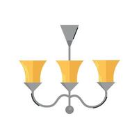 kroonluchter icoon clip art avatar logotype geïsoleerd illustratie vector