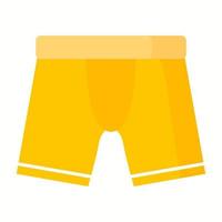 geel heren boxer ondergoed. mode concept vector