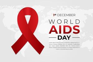 wereld aids dag illustratie vector