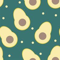 gezond eten. avocado-print. naadloos patroon vector