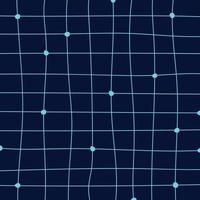 abstracte lijn kruis blauwe minimale vierkante patroon op blauwe achtergrond. illustratie vector eps10