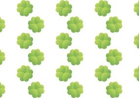 groene klaverblad achtergrond vector