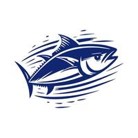 tonijn icoon logo. tonijn logo ontwerp illustratie vector