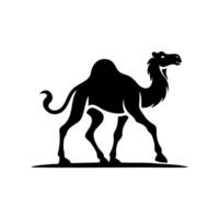 kameel logo ontwerp illustratie vector