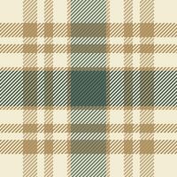 Chinese nieuw jaar controleren textiel, menu Schotse ruit plaid achtergrond. neutrale kleding stof naadloos structuur patroon in licht en amber kleuren. vector