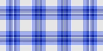 uitnodiging structuur Schotse ruit textiel, gekleurd kleding stof naadloos achtergrond. vieren patroon plaid controleren in blauw en pastel kleuren. vector