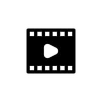 video film pictogram ontwerp vector symbool film, filmstrip, film, bioscoop voor multimedia