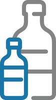 fles drinken icoon symbool afbeelding. illustratie van de drinken water fles glas ontwerp beeld vector