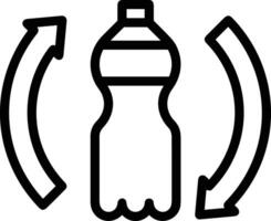 fles drinken icoon symbool afbeelding. illustratie van de drinken water fles glas ontwerp beeld vector