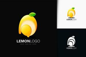 citroen logo-ontwerp met verloop vector