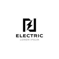 dynamisch elektrisch logo symbool voor vernieuwend energie branding en technologie ontwerp vector