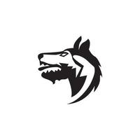 wolf pictogram en symbool vectorillustratie vector