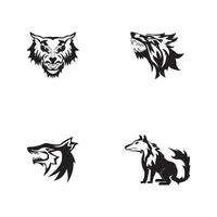 wolf pictogram en symbool vectorillustratie vector