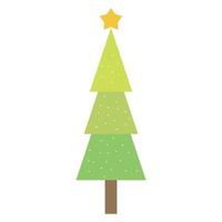 schattig kinderachtig kerstmis boom clip art, Kerstmis boom tekening vector