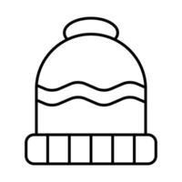 winter hoed icoon ontwerp vector