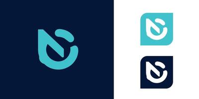 ng brief logo ontwerp. eerste brieven ng logo icoon voor technologie bedrijven. tech brief ng minimaal logo ontwerp sjabloon. vector