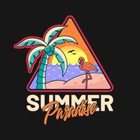 zomer paradijs ontwerp vector