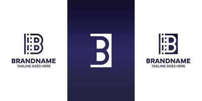 brief b technologie logo, geschikt voor bedrijf met b eerste vector