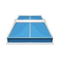 illustratie van tafel tennis rechtbank vector