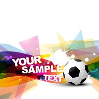 abstract voetbalontwerp vector