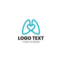 longen logo ontwerp sjabloon vector