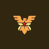 vogel logo ontwerp, symbool van regering, institutioneel symbool vector