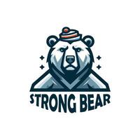sterk beer logo ontwerp vector