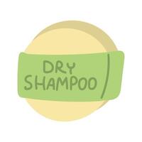 illustratie van een stuk van milieuvriendelijk droog shampoo, demonstreren milieu vriendelijkheid, natuurlijk ingrediënten. een biologisch haar- zorg Product, creëren een verpakking ontwerp. persoonlijk hygiëne vector